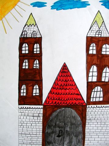 Archiv-Bild „Liebfrauenkirche mit Sonne“