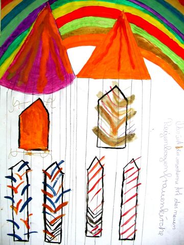 Archiv-Bild „Liebfrauenkirche mit Regenbogen“