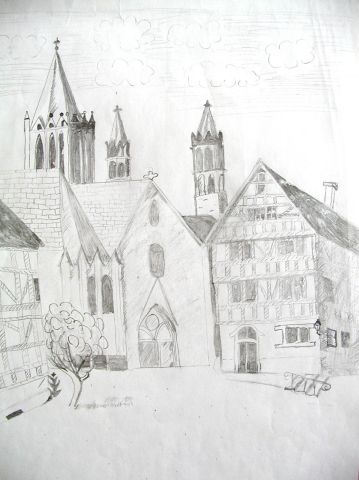 Archiv-Bild „Liebfrauenkirche und Papiermühle“