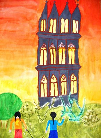 Archiv-Bild „Spaziergang am Turm der Liebfrauenkirche“