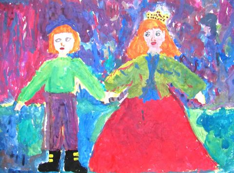 Archiv-Bild „Prinz und Prinzessin“