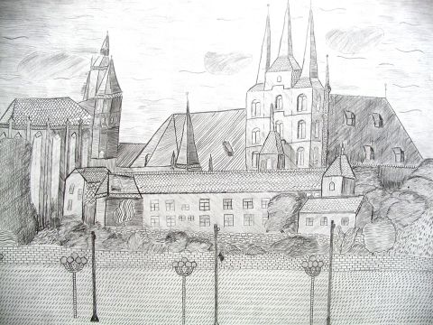 Archiv-Bild „Dom und Severikirche“