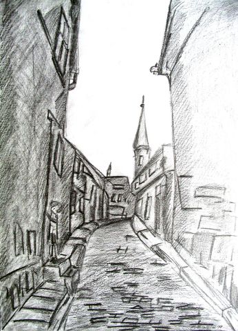 Archiv-Bild „Alte Gasse in Erfurt“