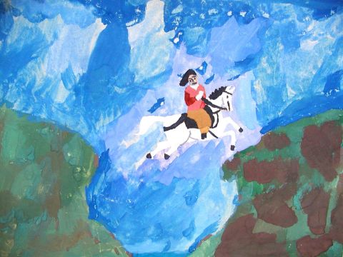 Archiv-Bild „Sage von der Roßtrappe“