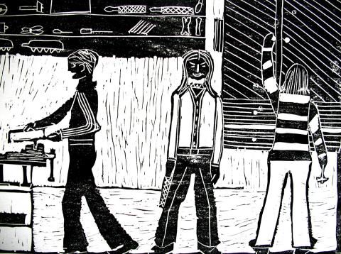 Archiv-Bild „Werkunterricht“