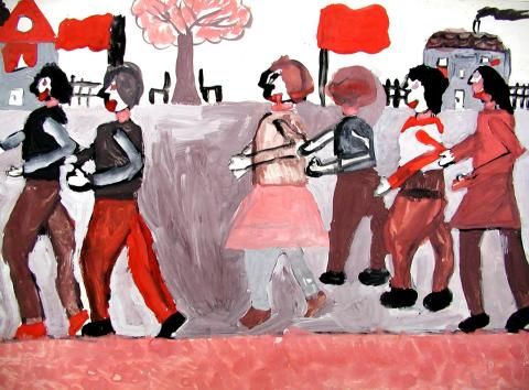 Archiv-Bild „Maidemonstration“