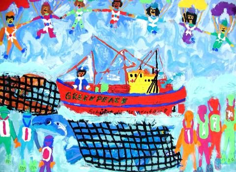 Archiv-Bild „Menschenkette“