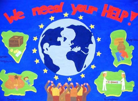 Archiv-Bild „We need your help!“