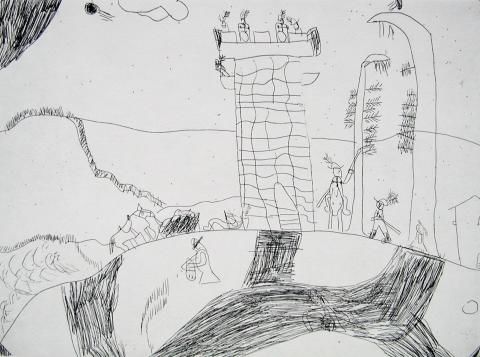 Archiv-Bild „Mappe: Der Goethe-Wanderweg, Mit den Augen des Kindes, Kickelhahn“