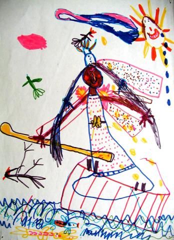 Archiv-Bild „Braune Prinzessin im Boot“