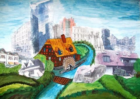 Archiv-Bild „Europäische Landschaft“