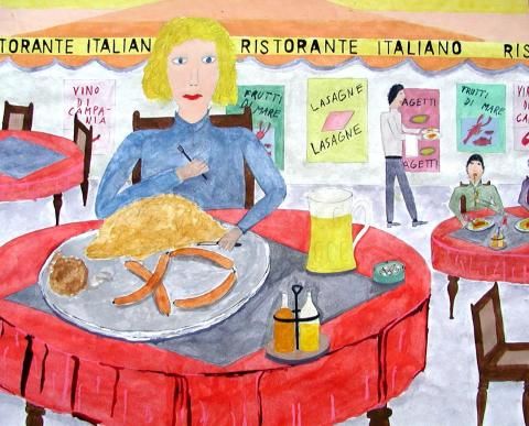 Archiv-Bild „Klischeevorstellungen: Ristorante Italiano“